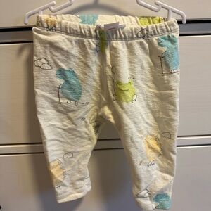 ✨ Zara Baby Animal Print Pants — Size 6–9 Months 🐑💛